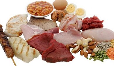 Menú de dieta proteica para bajar de peso.